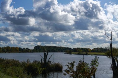 Tuna Nehri ve eski suları Bavyera 'da fotoğraflanmıştır.                   