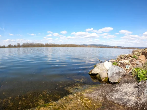 Dunaj Jego Stare Wody Fotografowane Bawarii — Zdjęcie stockowe