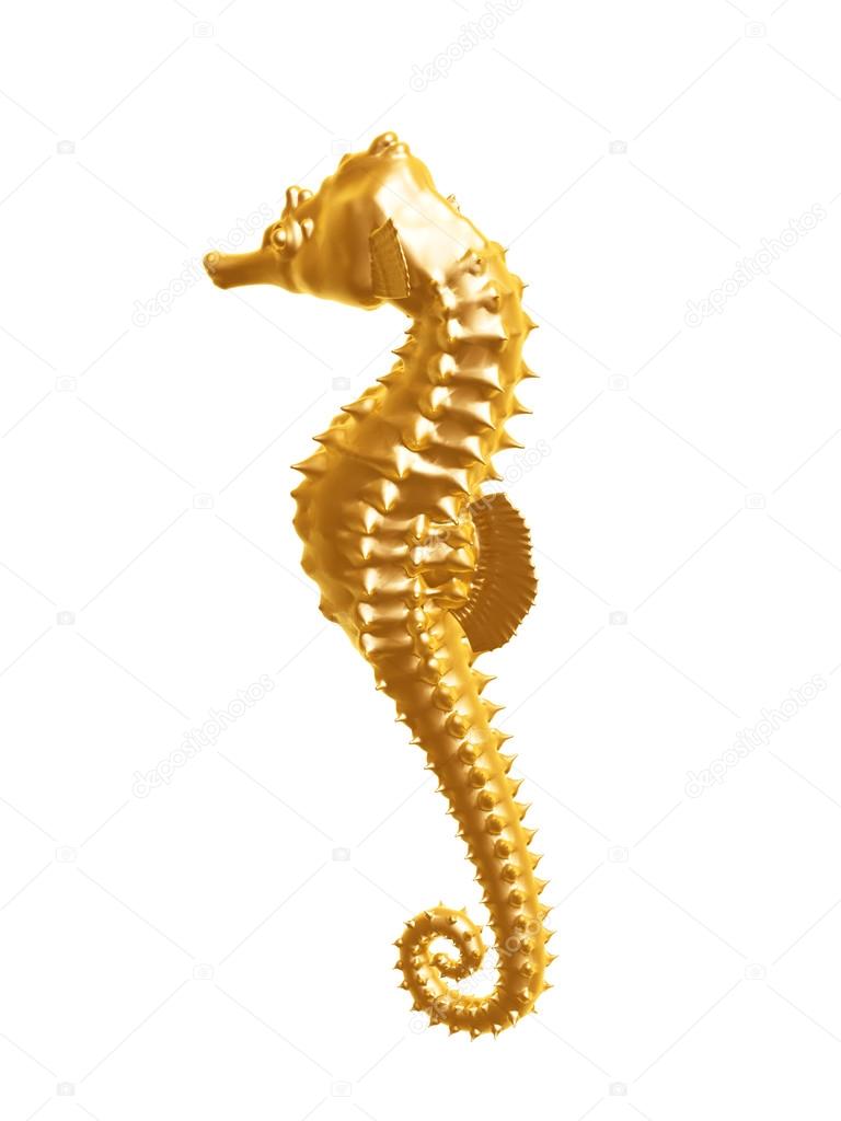 golden seahorse