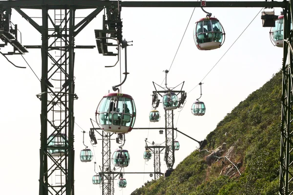 Cable car in Hong Kong — Stock Photo, Image