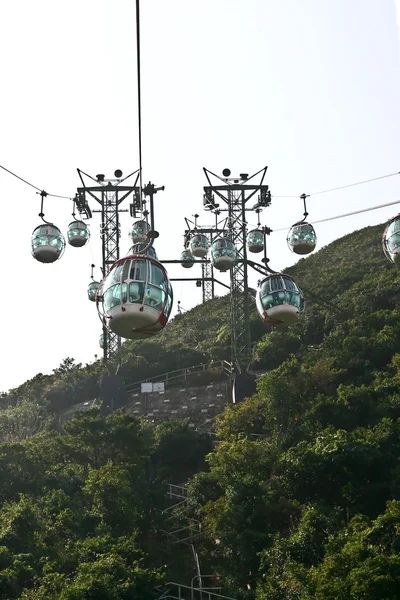 Seilbahn in Hongkong — Stockfoto