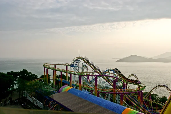 Roller Coaster a Hong Kong — Foto Stock