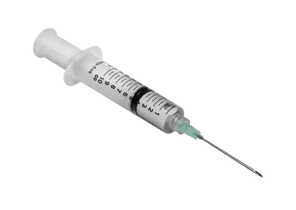 Enjeksiyon veya tıbbi iğne aşı ile — Stok fotoğraf