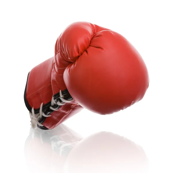 Boxerské rukavice jako symbol pro vyhrál nebo prohrál — Stock fotografie