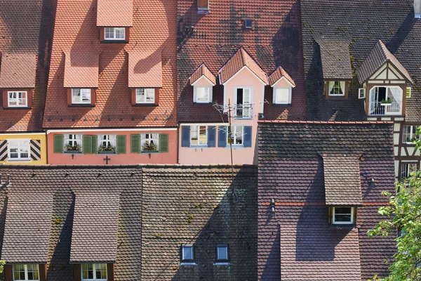 Tetos em Meersburg — Fotografia de Stock