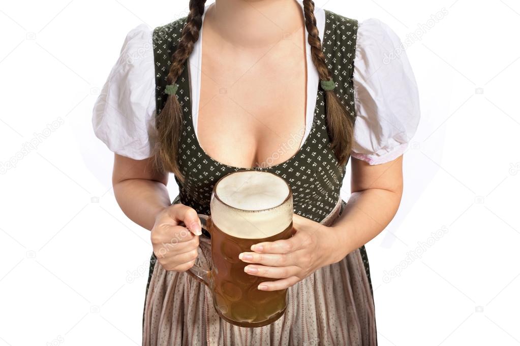 Bavarian waitress