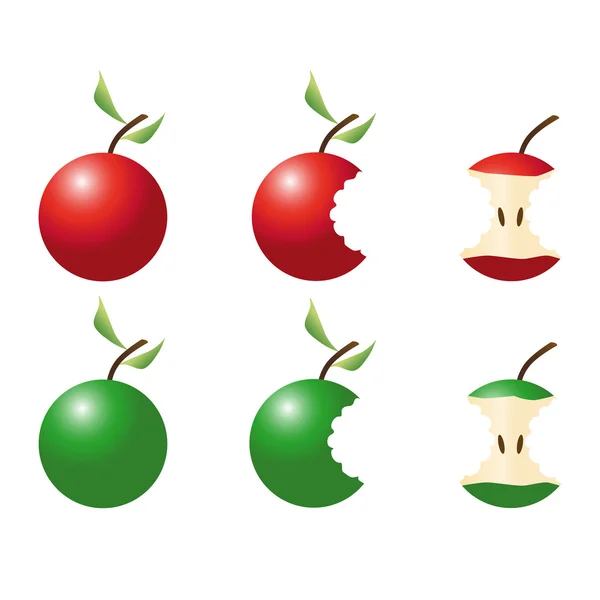 苹果 — 图库矢量图片