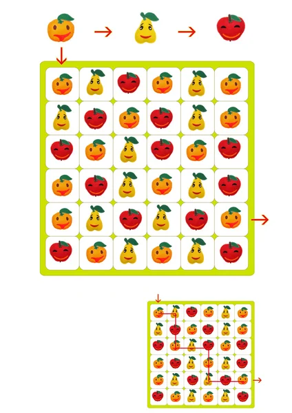 Juegos divertidos de cerebro para niños — Foto de Stock