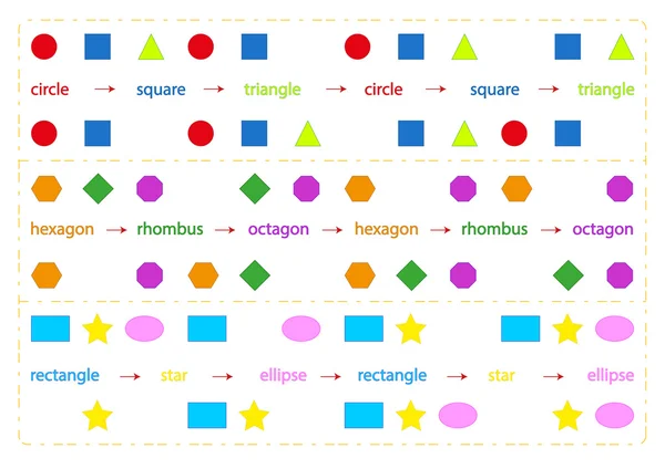 子供のための楽しい脳ゲーム — ストックベクタ