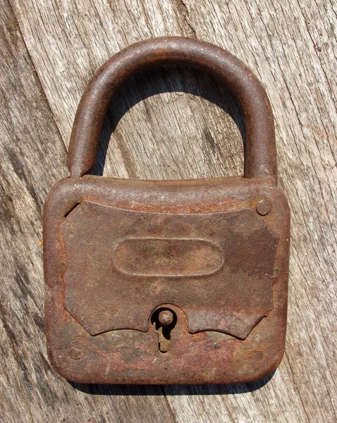 Old rusty padlock — Stock Photo, Image