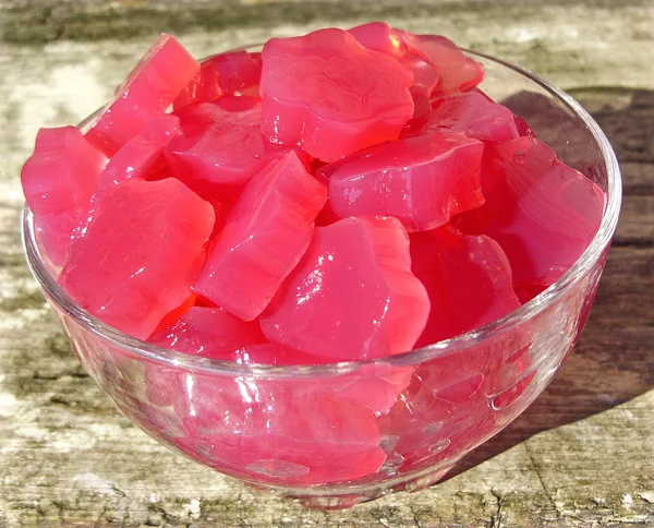 Hausgemachte Gummibärchen Bonbons — Stockfoto