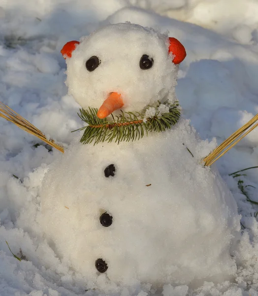 Snögubbe — Stockfoto