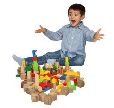 Mutlu küçük çocuk