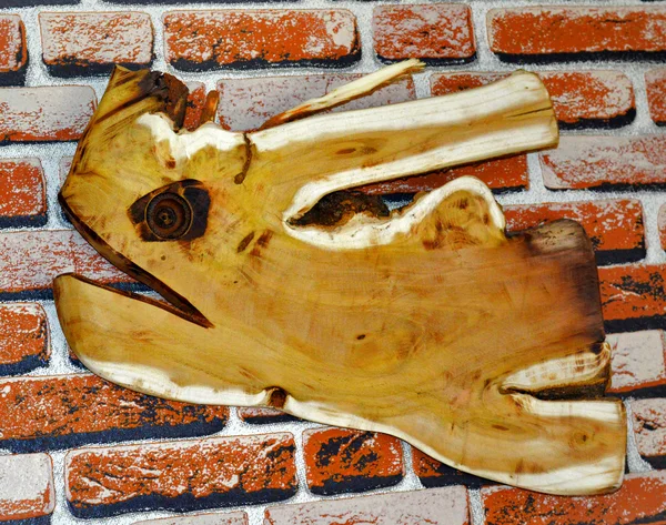 Wood fish — ストック写真