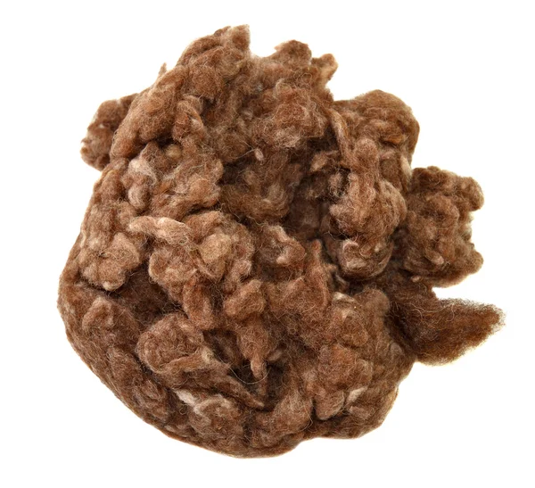 Natural brown wool — Stock fotografie