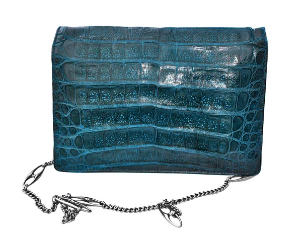 Alligator leather bag — Stockfoto