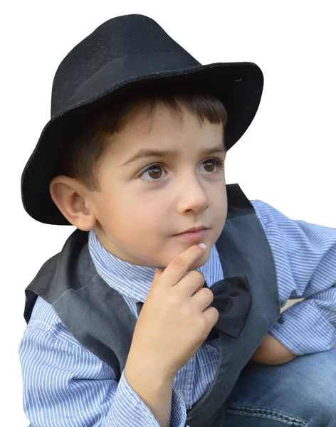 Ragazzo bambino premuroso — Foto Stock