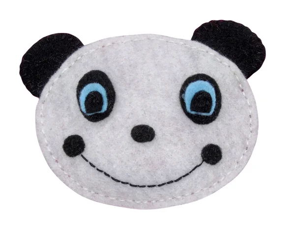 Felt toys Panda — Stock Photo, Image