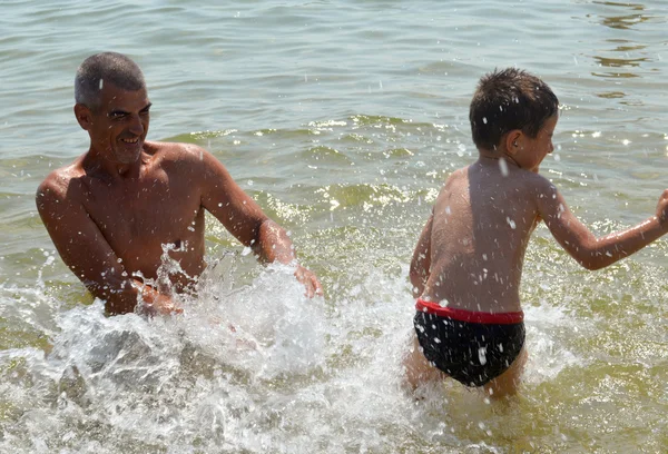 Pai e filho — Fotografia de Stock