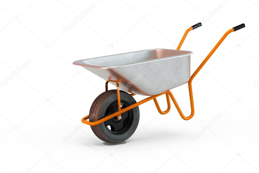 Garden metal wheelbarrow cart