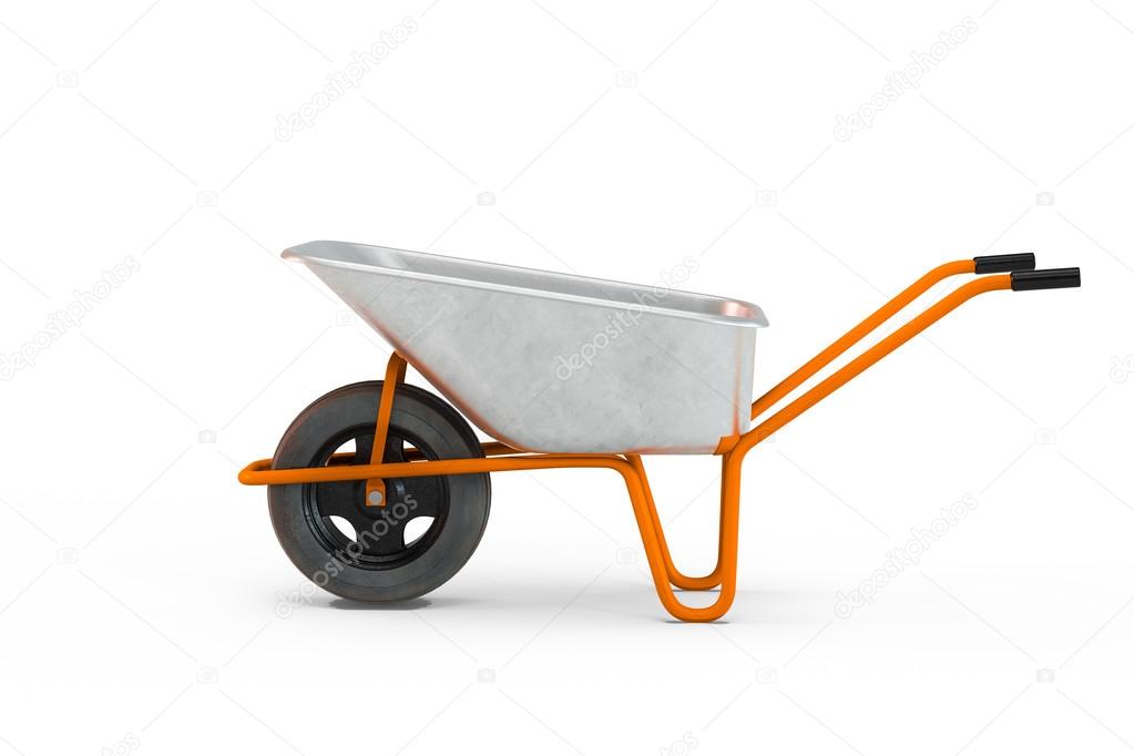 Garden metal wheelbarrow cart