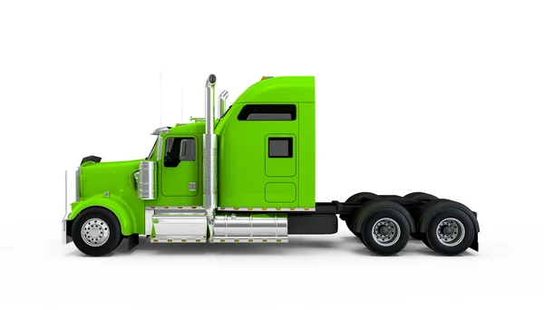 Groen geel Amerikaanse truck — Stockfoto