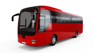 Kırmızı büyük tur otobüsü