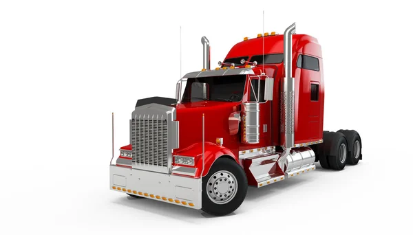 Red american truck — Stock Photo, Image