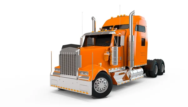 Light Orange american truck — Stock Photo, Image
