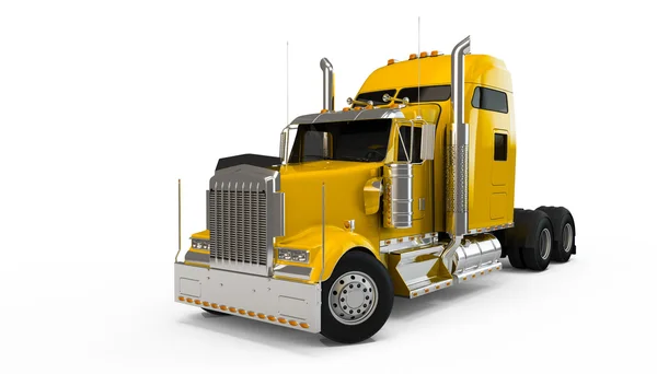 Yellow american truck — Stock Photo, Image