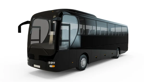 Siyah büyük tur otobüsü