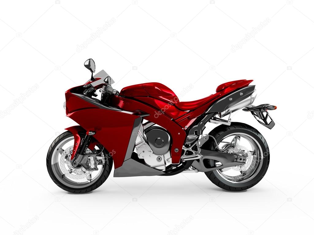 Dark Red motorcycle Stock ©vahekatrjyan 102152200