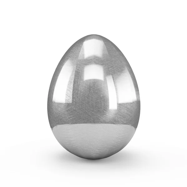 Huevo de platino aislado sobre fondo blanco —  Fotos de Stock