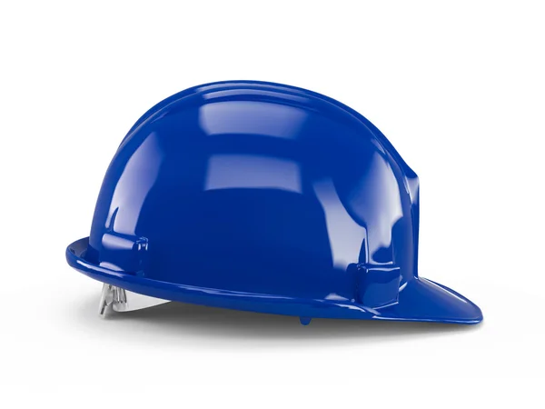 Casco de construcción de plástico blanco — Foto de Stock