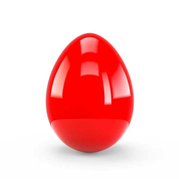 Red Egg isolated on white background — Stock Photo, Image