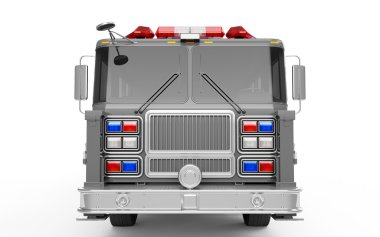 Gümüş Firetruck Önden Görünüm