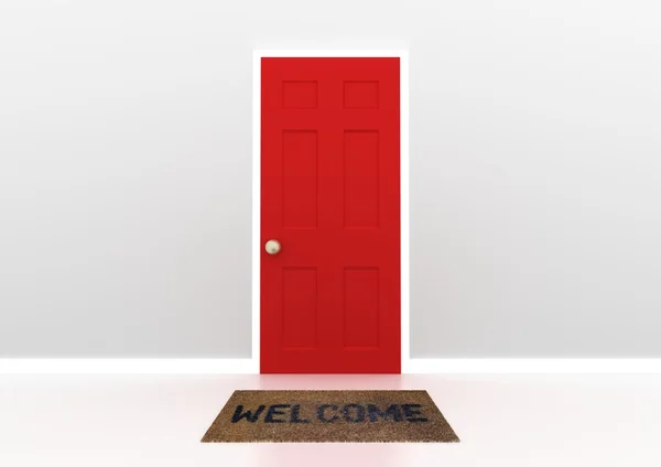 Red door — Stock Photo, Image