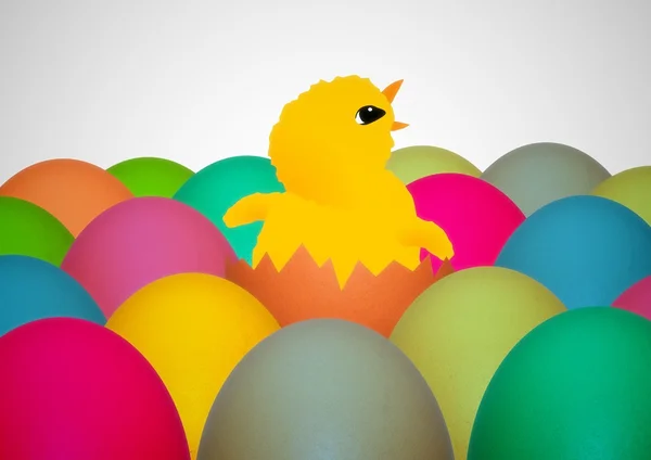 Easter chick — Stock Photo, Image