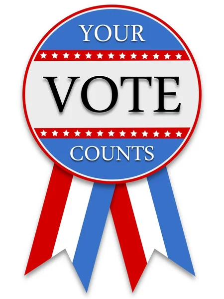 Your Vote Counts — Stock Photo, Image