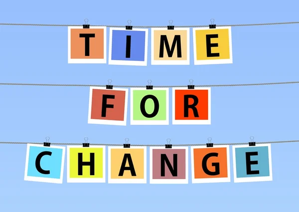 Time for change — Stock Photo, Image