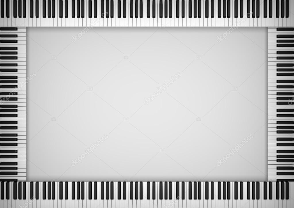 Piano Keyboard Frame