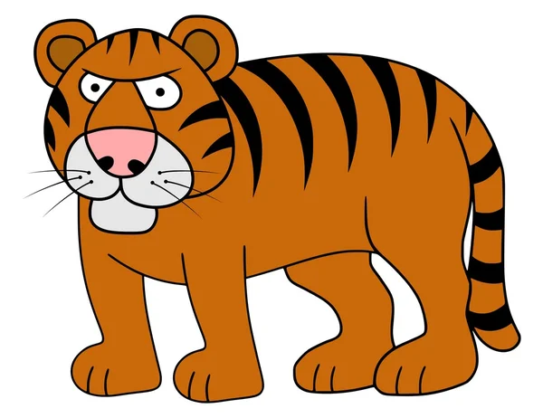 Cartoon tijger — Stockfoto