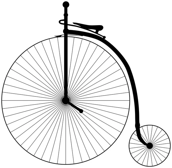 Penny farthing cykel Stockbild