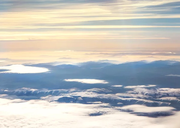 View of the mountains from a height of Mongolia — Stock Photo, Image