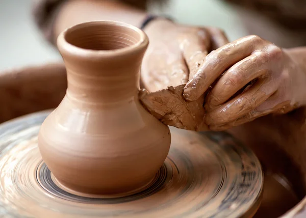 Very colorful beautiful charming pottery. — Stock Photo, Image