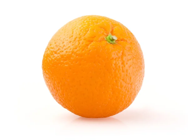 Oranje op witte achtergrond — Stockfoto