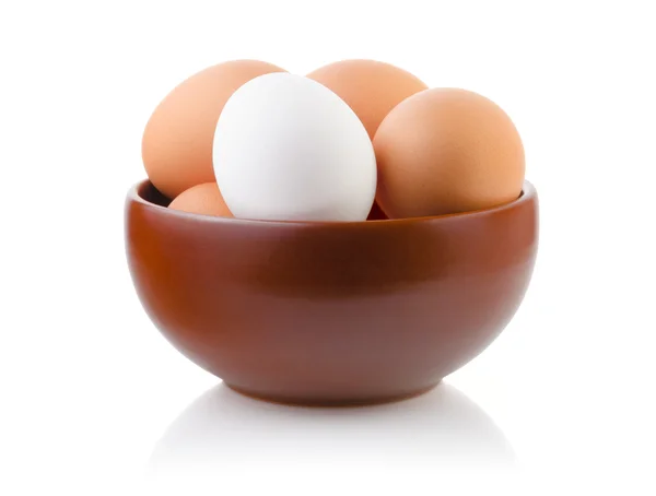 Eggs in a Bowl — Stock Photo, Image