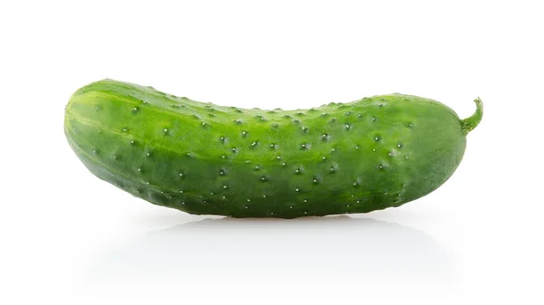 Fresh Cucumber on White Background — Stock Photo, Image