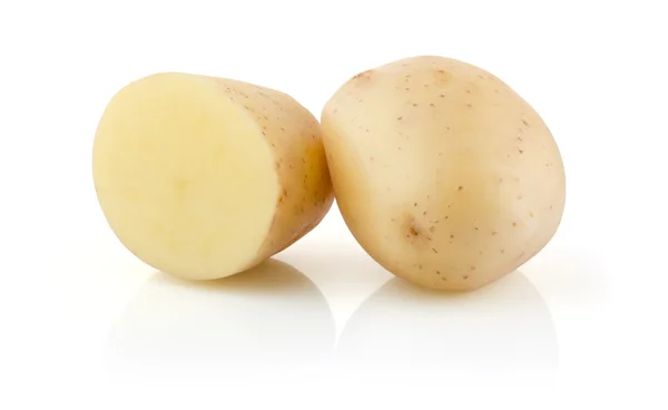 Patate su bianco — Foto Stock