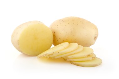 Patates ve beyaz dilimleri